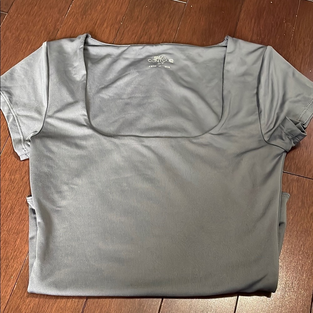 Contour Grey Short Sleeve Bodysuit